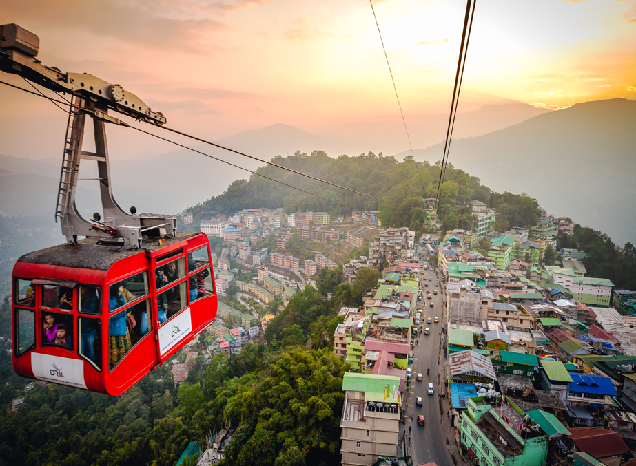 Gondola Ride in Gangtok